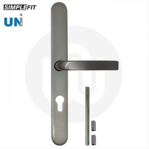 Simplefit UNI Ferco Inline Lever/Lever 70PZ Door Handle - Extra Large Cover