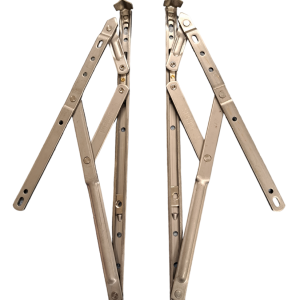 Slimline Window Hinges / Friction Stays 15mm Base Width / 17mm Stack Height