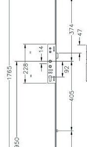 Yale / Lockmaster Cropped 4 Roller PL11