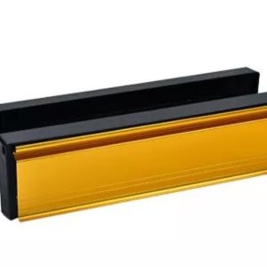 10" TSS Letterplate Gold Anodised