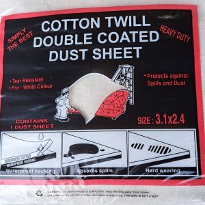Heavy Duty Plastic Backed Dust Sheet