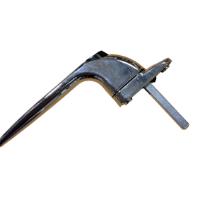 Chrome  Non Locking Espag Handle ( Black Button )