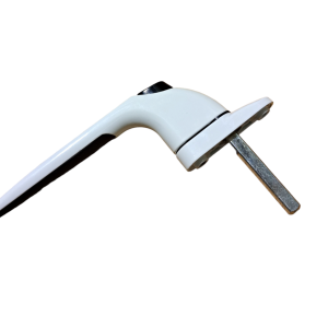 White  Non Locking ( Black Button & Grip ) Espag Handle