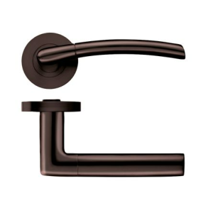 Olympus Lever on Round Rose ( Bronze )