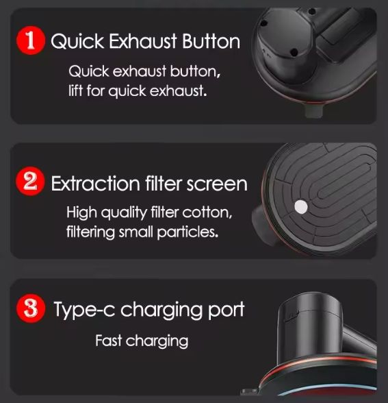 4000mAh Vacum Suction Cup - 300KG - Image 2