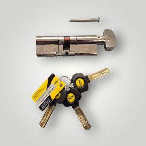 45T / 45 Dual Colour ( Thumbturn ) Polished Chrome with Brass Barrel