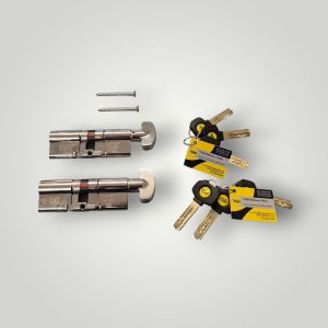 45T / 45 Thumbturn Polished Chrome - Brass Barrell  ( Pair )